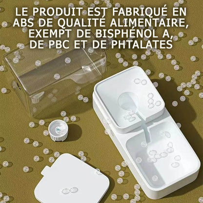 Distributeur automatique de nourriture et d'eau pour chiens et chats